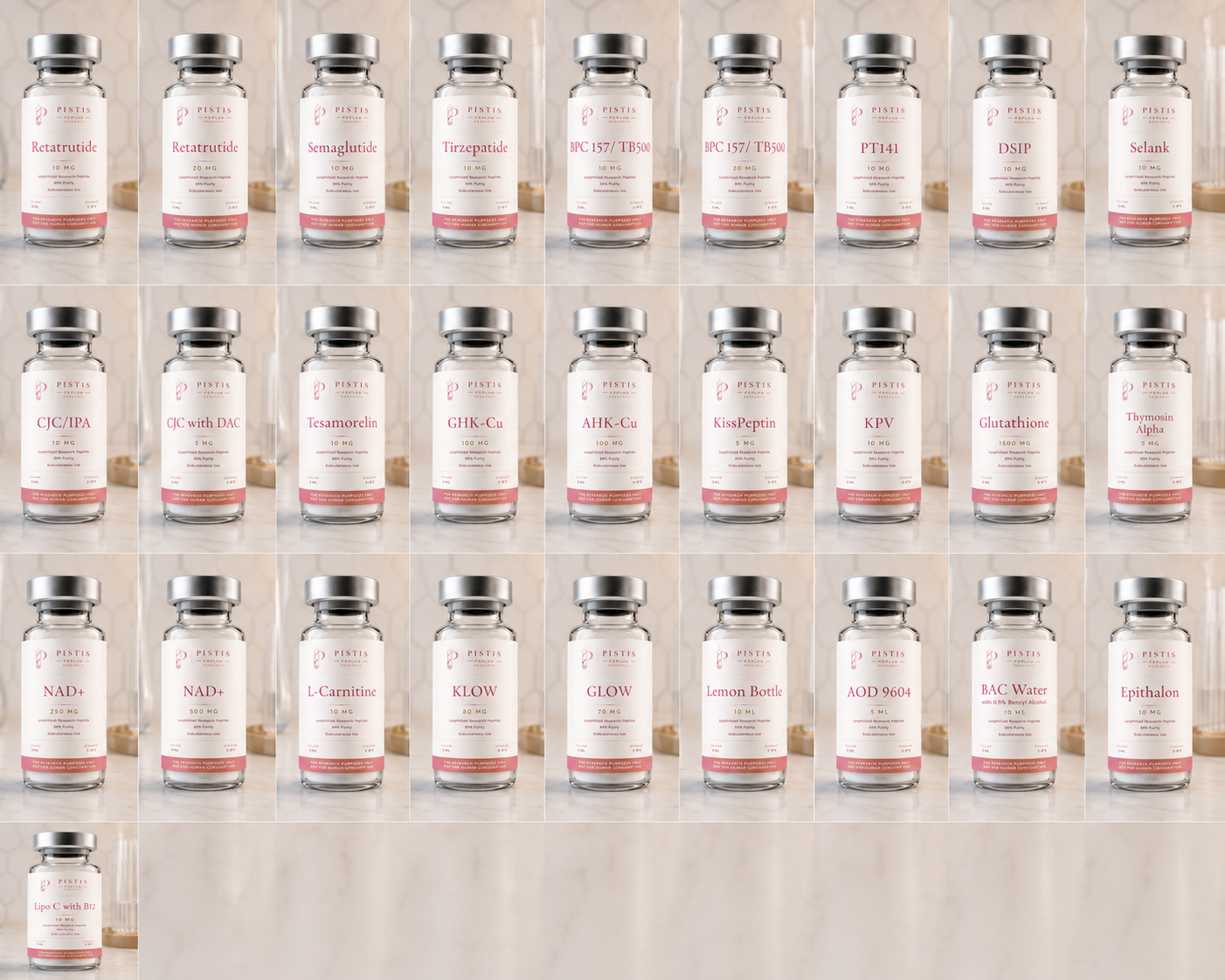PISTIS PepLab Research full product line